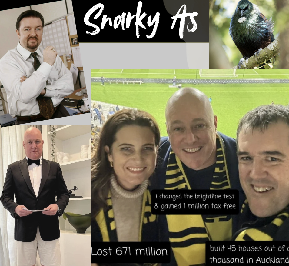 Introducing "Snarky as Tūi"