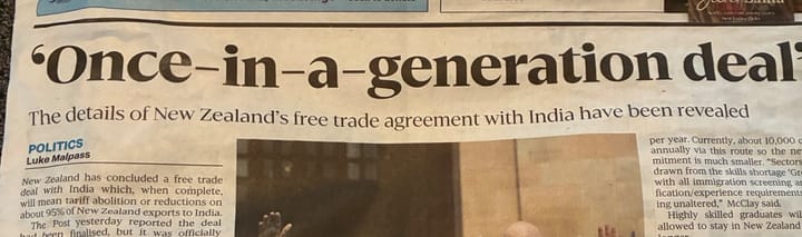 Luxon Promises India $34 billion Investment & ~20% of All Indian Skilled Visas